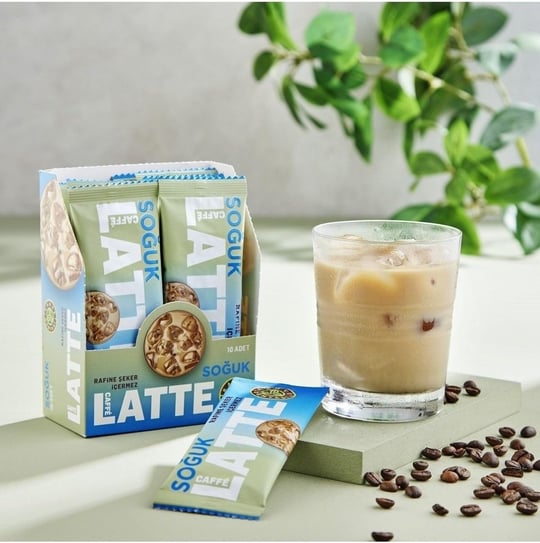 Kahve Dünyası Özel Seri Soğuk Caffe Latte Rafine Şeker İlavesiz 10lu