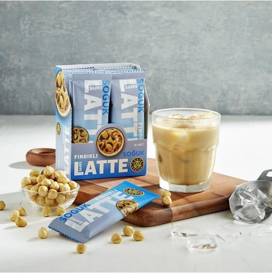 Kahve Dünyası Özel Seri Soğuk Fındık Aromalı Caffe Latte 10lu