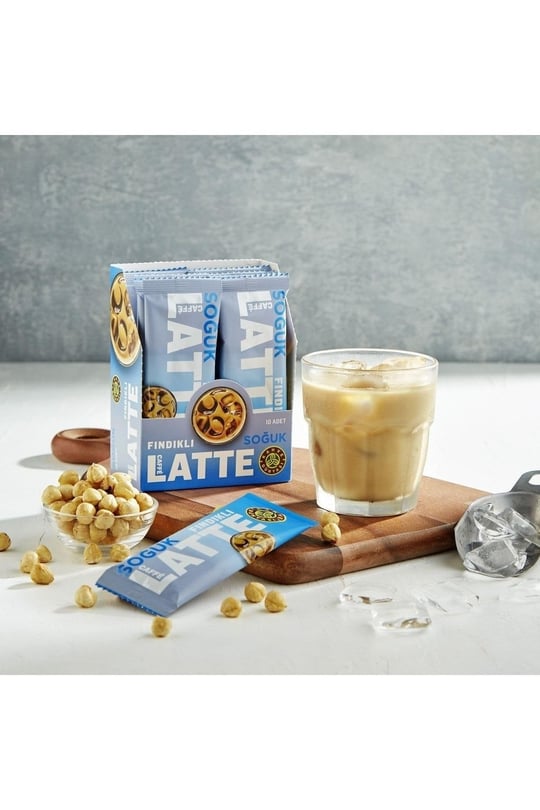 Kahve Dünyası Özel Seri Soğuk Fındık Aromalı Caffe Latte 10lu