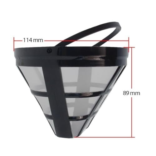 Kahve Makinesi Filtresi – Arçlik, Bko, Vstel, Snbo ile Uyumlu | Ağız Genişliği: 114mm, Dikey Uzunluk: 89mm Filtre Süzgeci