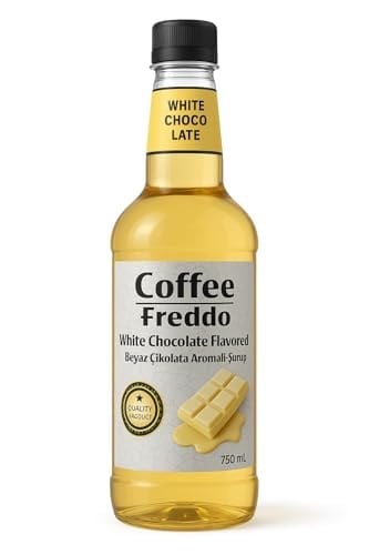 Kahve Şurubu Aroması, Kahve Şurupları, Fitre Kahve, Espresso 750 ml (Beyaz Çikolata Aromalı)