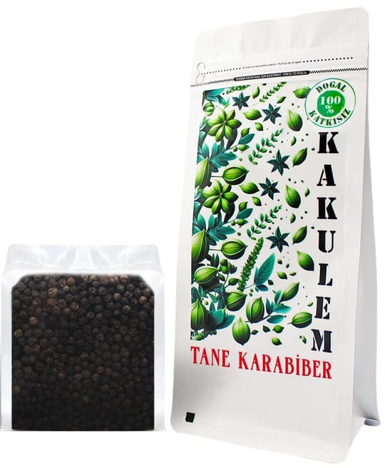 Kakulem SERTİFİKALI Yüksek Kalibre İri Tane Karabiber (250 GR)