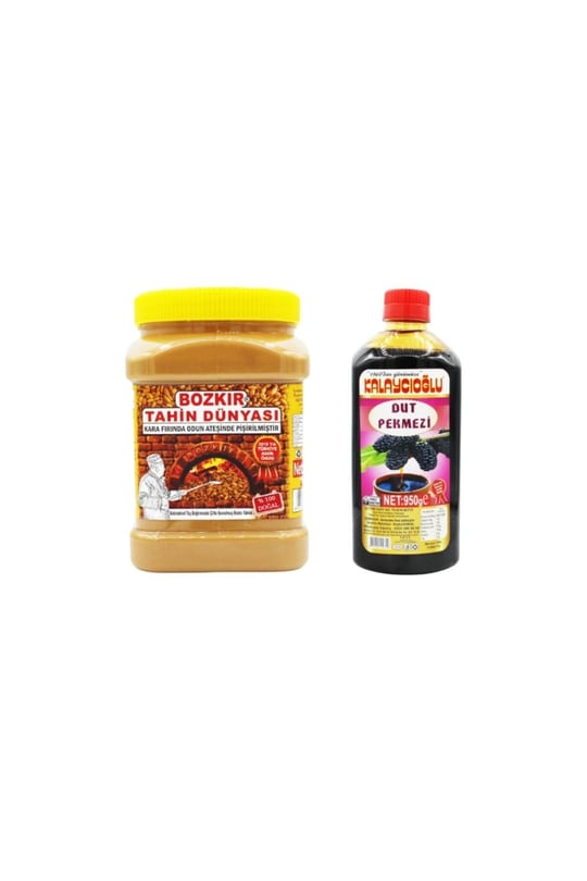 Kalaycıoğlu-Mp - Bozkır Tahin Dünyası Kepeksiz Bozkır Tahini 935 Gr. - Dut Pekmezi 950 Gr.