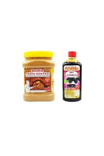 Kalaycıoğlu-Mp - Bozkır Tahin Dünyası Kepeksiz Bozkır Tahini 935 Gr. - Dut Pekmezi 950 Gr.