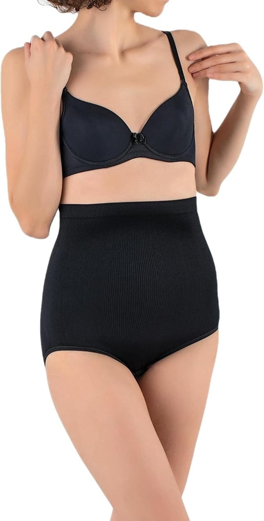 Kanz Yüksek Bel Çıtçıtlı Hamile Slip