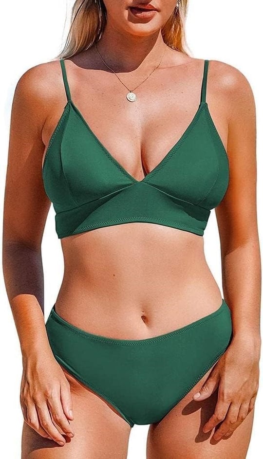 Kaplı Üçgen Bikini Üstü DB200051BU