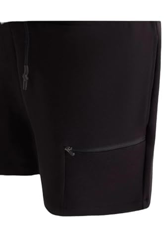 Kappa 331F7Mw005 W Authentic Tier1 Lazard Regular Fit Düz Siyah Kadın Şort XS