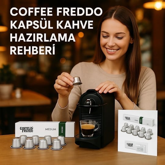 Kapsül Kahve, Espresso, Special Orta Yumuşak, Alüminyum Kapsül, Güçlü ve Yoğun Kapsüller 10 Adet