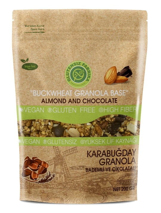Karabuğday & Yulaf Granola Badem&Çikolata