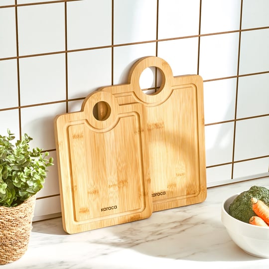 Karaca Alis Bamboo 2li Pro Kesme Tahtası