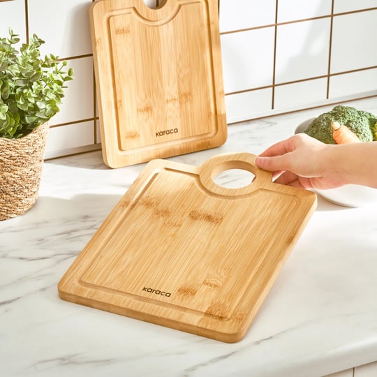 Karaca Alis Bamboo 2li Pro Kesme Tahtası