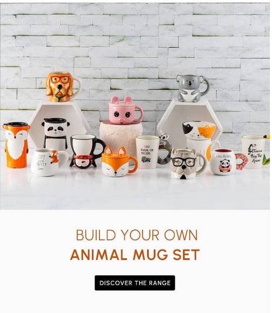 Karaca Animal Cat Mug Kupa 465 Ml