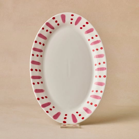 Karaca Cherry Time Kayık Tabak 30 cm