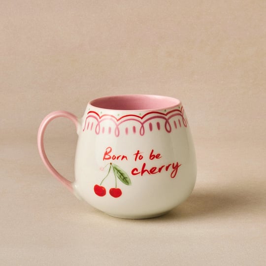 Karaca Cherry Time Kupa Pembe 355 ml