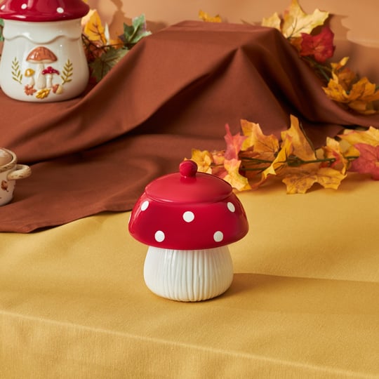 Karaca Cozy Mantar Saklama Kabı Kırmızı 520 ml