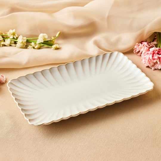 Karaca Daisy Kayık Tabak 25,5 cm