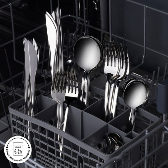 Karaca Elegance Focus Platin 12 Kişilik 84 Parça Çatal Kaşık Bıçak Takımı