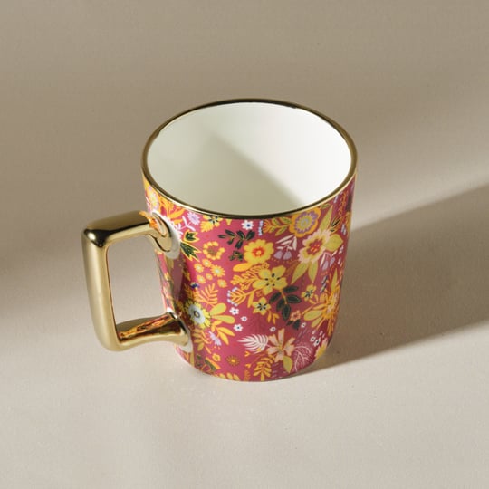 Karaca Flower J Harfli Kupa 350 ml