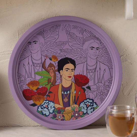 Karaca Frida Metal Yuvarlak Tepsi 35 Cm