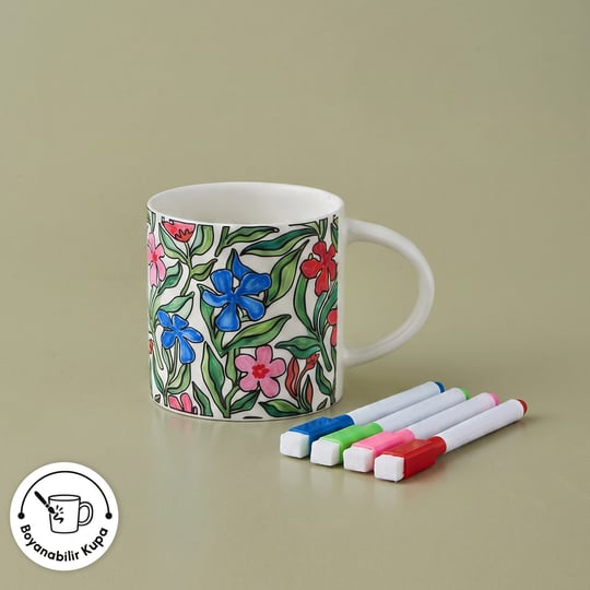 Karaca Harper Flower Diy Mug 350 ml