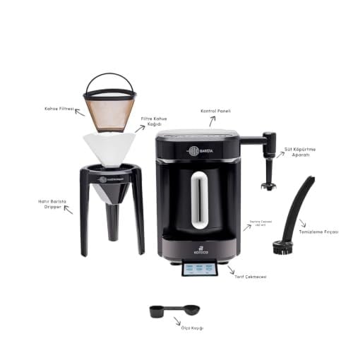 Karaca Hatır Barista Türk Kahve Makinesi, Pearl White