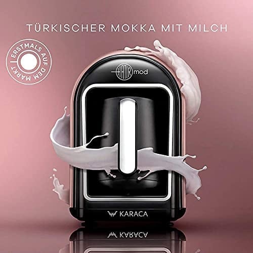 Karaca Hatır Mod Sütlü Türk Kahve Makinesi, 300 ml 5 Fincan, 735 W, Sütlü İçecek Ayarı, Otomatik Kapanma, Rose Gold