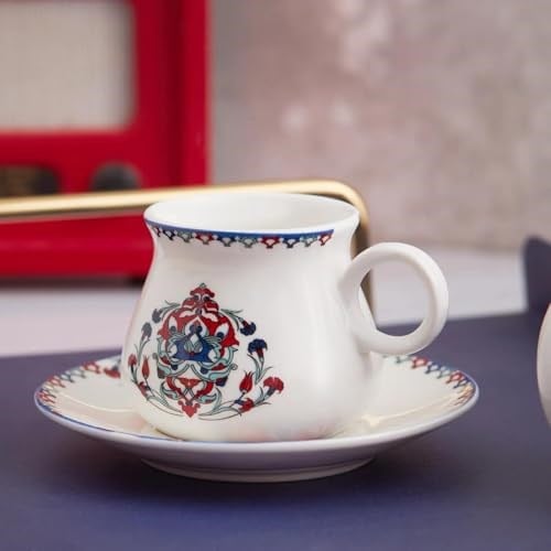 KARACA HATTAT 6 KİŞİLİK 90 ML KAHVE FİNCANI