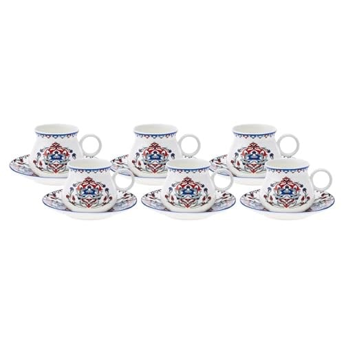 KARACA HATTAT 6 KİŞİLİK 90 ML KAHVE FİNCANI