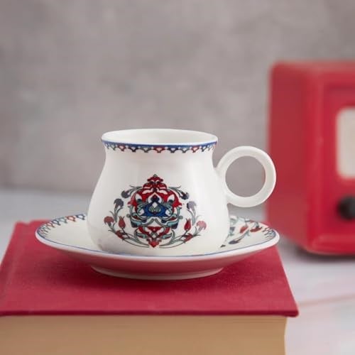 KARACA HATTAT 6 KİŞİLİK 90 ML KAHVE FİNCANI