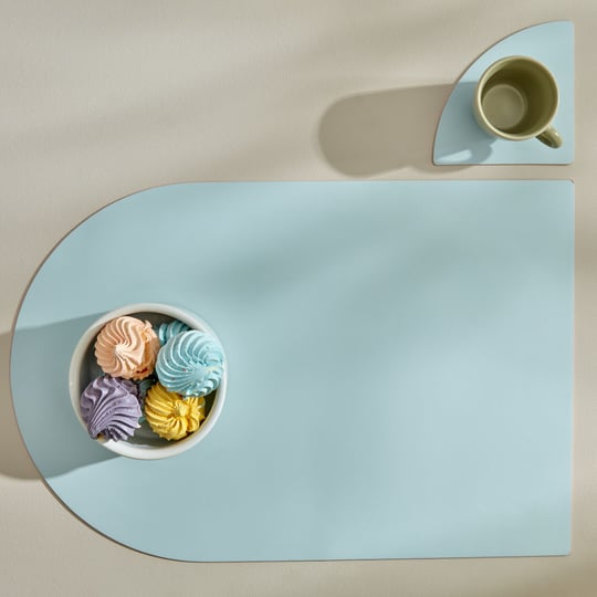 Karaca Home 2li Bardak Altlığı Set 11x11 cm Pembe Mavi
