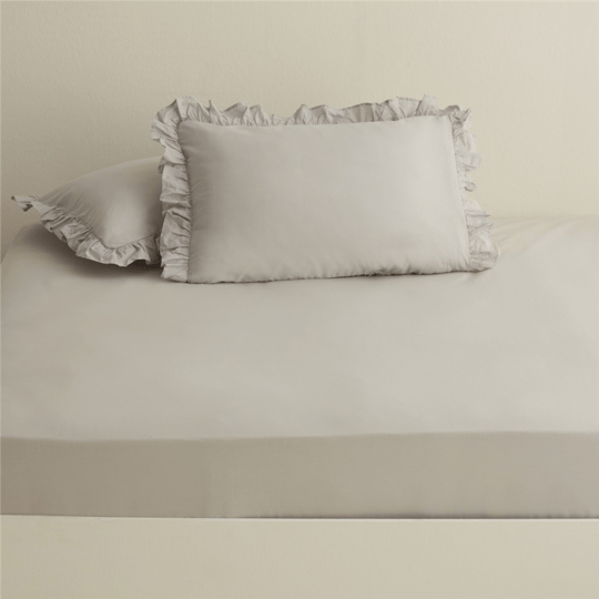 Karaca Home Basic %100 Pamuk Çift Kişilik Düz Çarşaf Adaçayı