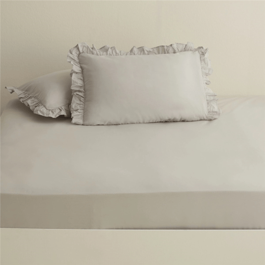 Karaca Home Basic %100 Pamuk Çift Kişilik Düz Çarşaf Adaçayı