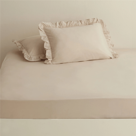 Karaca Home Basic %100 Pamuk Çift Kişilik Düz Çarşaf Adaçayı