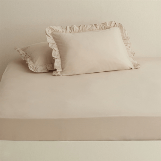 Karaca Home Basic %100 Pamuk Çift Kişilik Düz Çarşaf Adaçayı