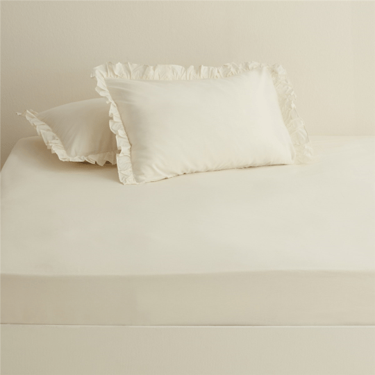 Karaca Home Basic %100 Pamuk Çift Kişilik Düz Çarşaf Adaçayı