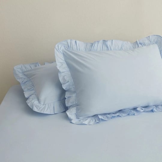 Karaca Home Basic 2li Fırfırlı Yastık Kılıfı Adaçayı
