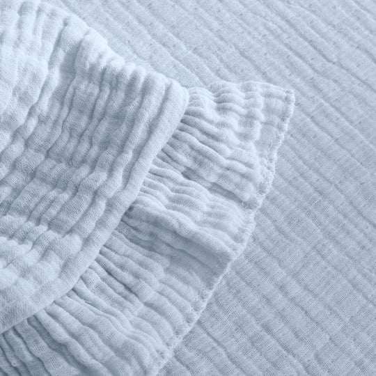 Karaca Home Blue Muse %100 Pamuk Nish Set Çift Kişilik Pike Takımı Mavi