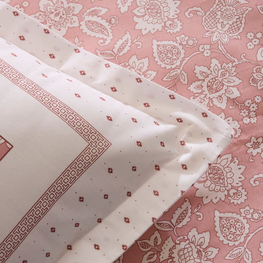 Karaca Home Celerina Pembe %100 Pamuk Çift Kişilik Fitted Nevresim Takımı