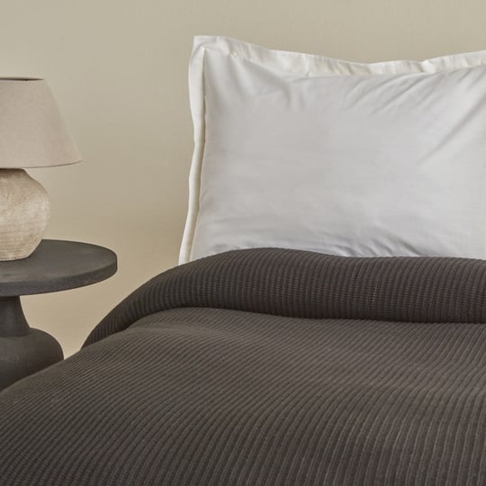 Karaca Home Cool Touch Çift Kişilik Triko Battaniye Siyah