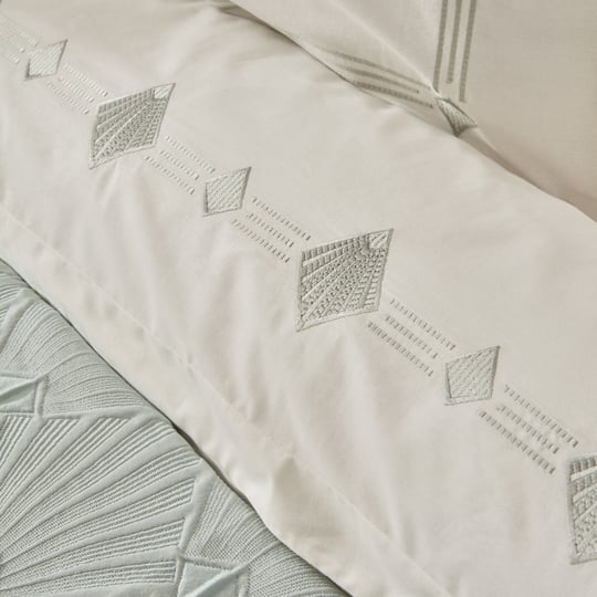 Karaca Home Diamond Çift Kişilik 7 Parça Düet Set Mavi