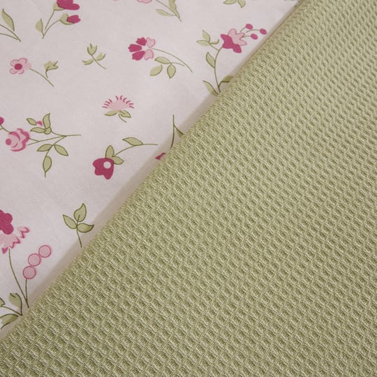 Karaca Home Florevia %100 Pamuk Çift Kişilik Nevresim Pike Takımı Pembe