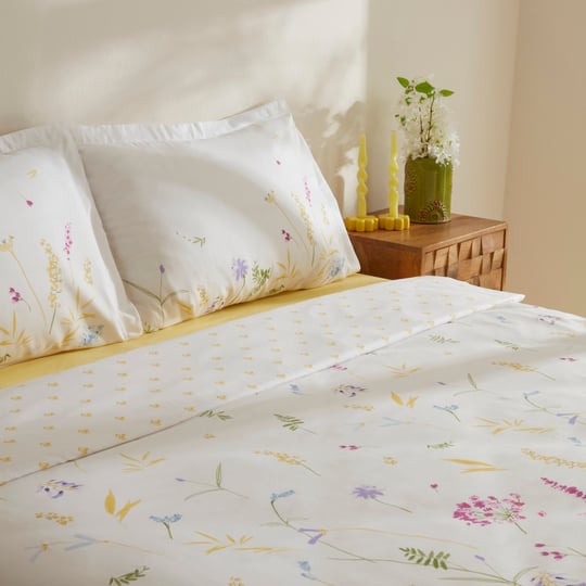 Karaca Home Jody %100 Pamuk Tek Kişilik Nevresim Takımı Sarı