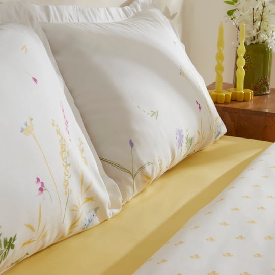 Karaca Home Jody %100 Pamuk Tek Kişilik Nevresim Takımı Sarı