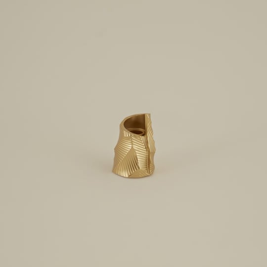 Karaca Home Lana Şamdan Gold 6,5 x 5,8 x 9,8 cm