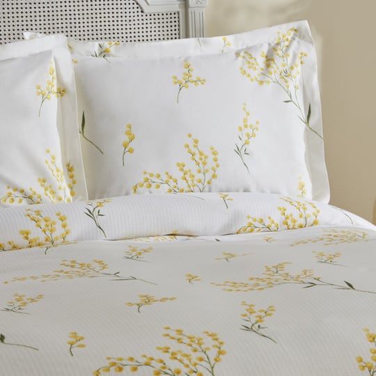 Karaca Home Loretta %100 Pamuk Tek Kişilik Pike Takımı Sarı