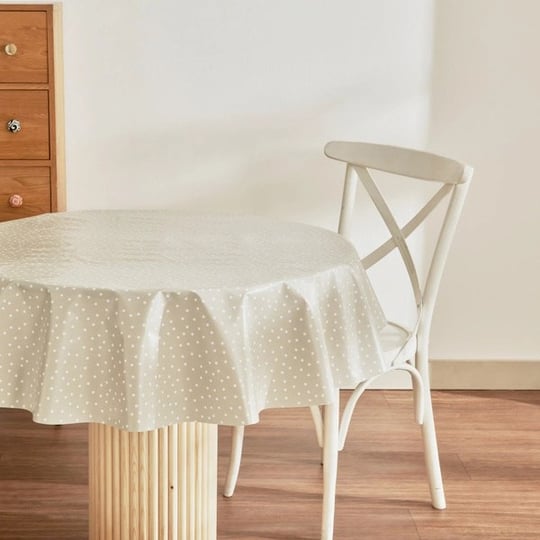 Karaca Home Luna Puantiyeli Pvc Masa Örtüsü Mavi