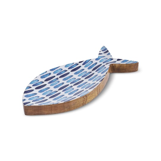 Karaca Home Mango Marin Fish Servislik Mavi 30x14x2,5 cm