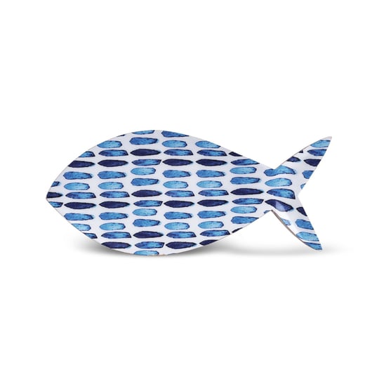 Karaca Home Mango Marin Fish Servislik Mavi 30x14x2,5 cm