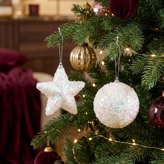 Karaca Home New Year Sparkle 2lü Ağaç Süsü