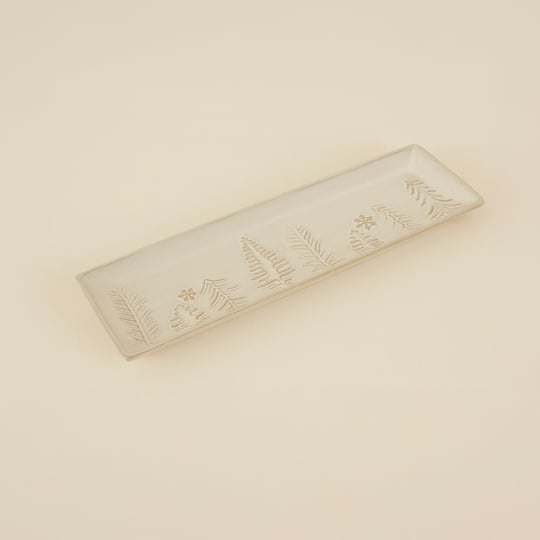 Karaca Home New Year Yılbaşı Trees Dekoratif Tabak 37,4 x 11,7 x 2,4 cm